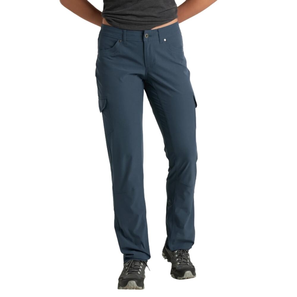 Kuhl women's pants 10 blue cargo hiking gorpcore lightweight convertible